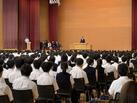 令和６年度　２学期終業式（高校）