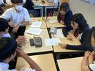 中学校　「校則を考える」授業