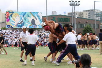 一心一騎（高３男子騎馬戦）